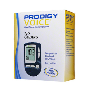 Prodigy Voice No Code Talking Glucometer Kit