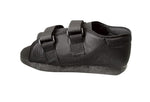 Medline Semi-Rigid Post-Op Shoes: Black, Men, Large, 1 Count 23872393