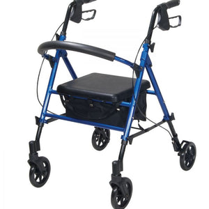 Drive Medical Universal Seat Height Adjustment Rollator, 6.25 x 20.5 x 21.75in 1 Count 59721396