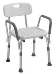 Drive Medical 12440KD-1 Bath Bench with Padded Arms, 1 Each