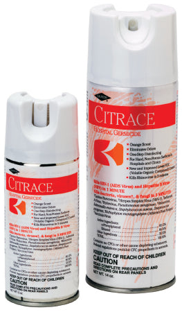 Citrace Label Citrace Surface Disinfectant Cleaner: 1 Count, 14 oz, Can, Citrus Scent ...