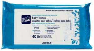 Nice 'N Clean Baby Wipe Soft Pack Aloe Unscented 40 Count