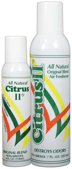 Beaumont Products Citrus II Air Freshener: Lemon Scent, 7 oz Liquid non-Aerosol Spray, 1 Count