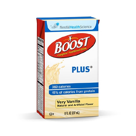 Boost Kid Essentials Plus Oral Supplement, Very Vanilla, 8 oz. Tetra Brik, Ready to Use, 108 Pack 56107271