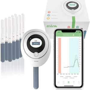 Mira Fertility Plus Tracking Monitor Kit with 10 Estrogen + LH Ovulation Test Wands and Connected App, Patented Smart System Predicts Ovulation with Actual LH and E3G Concentrations 84685332