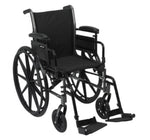 McKesson Lightweight Wheelchair 1 Each, Black 47924065