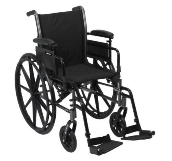 McKesson Lightweight Wheelchair 1 Each, Black 47924065