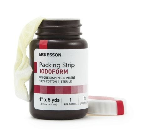 Mckesson 61-59345 Iodoform Packing Cotton 1 Bottle