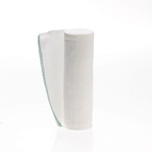 Medline Non-Sterile Swift-Wrap Elastic Bandages White 6" x 5 Yards -Case of 20 14121444