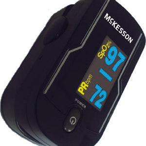McKesson Finger Pulse Oximeter Battery Operated, Without Alarm