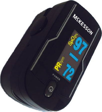 McKesson Finger Pulse Oximeter Battery Operated, Without Alarm
