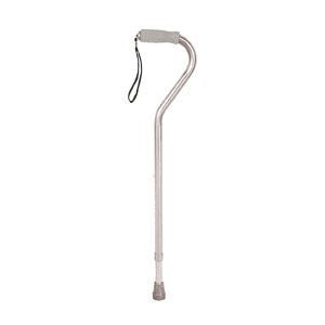 Drive Medical Offset Handle Walking Cane Foam Grip, Black, 28-1/2