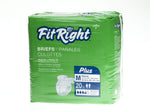 FitRight Plus FITPLUSMD Brief, Pack of 20 54037486
