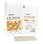 Mckesson Skin Closure Strip: 6 Count, Tan, 1/2
