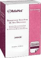 ReliaMed Transparent Thin Film IV Site Adhesive Dressing: 2.4